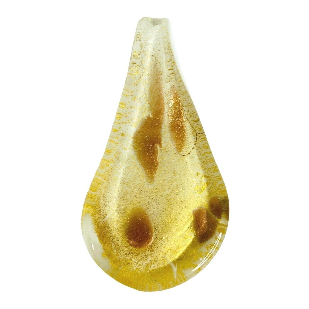 Art‎ Glass Teardrop Shaped Pendant Jewelry Necklace
